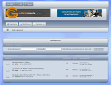 Tablet Screenshot of foros.guitarramania.com